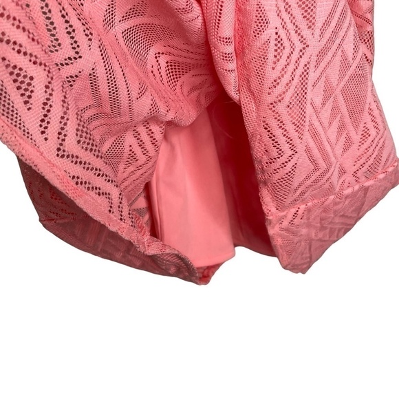 Coral Crochet Maxi Dress 💗 - Picture 2 of 7